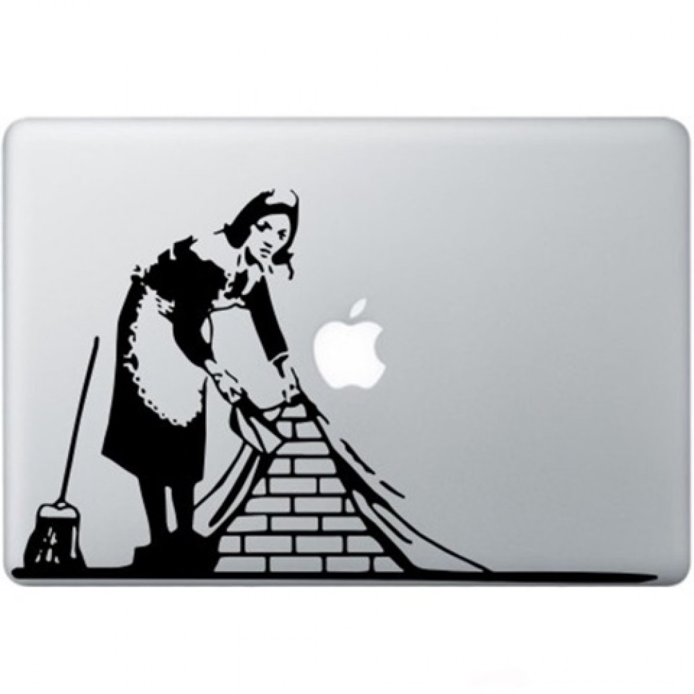 MacBook Aufkleber Manifestant Banksy - MacManiack Deutschland